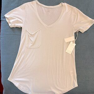 Z Supply Women's Light Gray V-Neck Tee